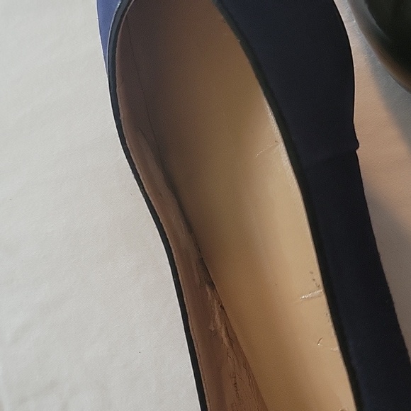 Talbots Blue Suede & Black Patent shoes , flats. - Picture 9 of 9